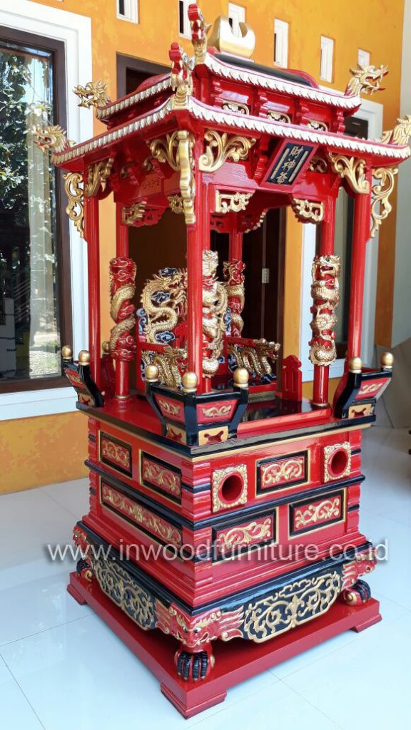 Altar Sembahyang Dewa Tradisional Cina | Inwood Furniture Semarang