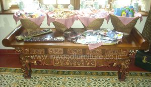 meja kayu oriental cina koena-koeni semarang